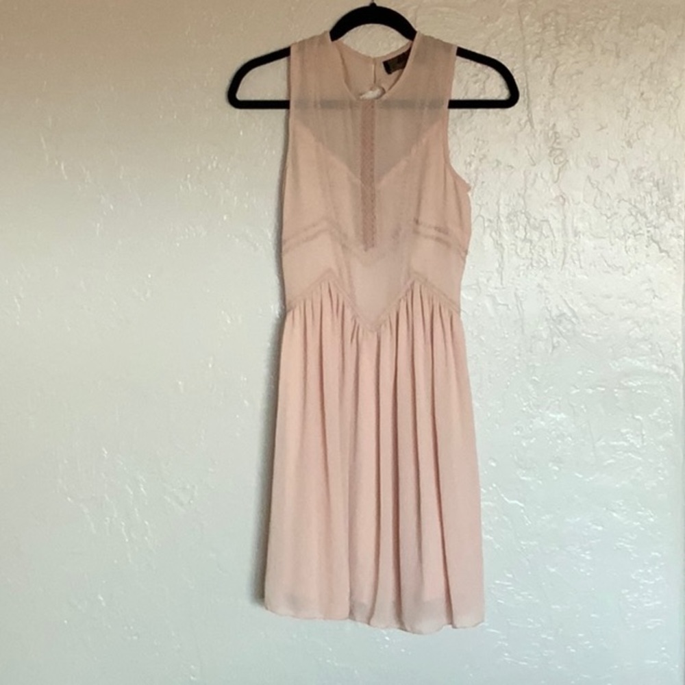 Blush Open Back Dress